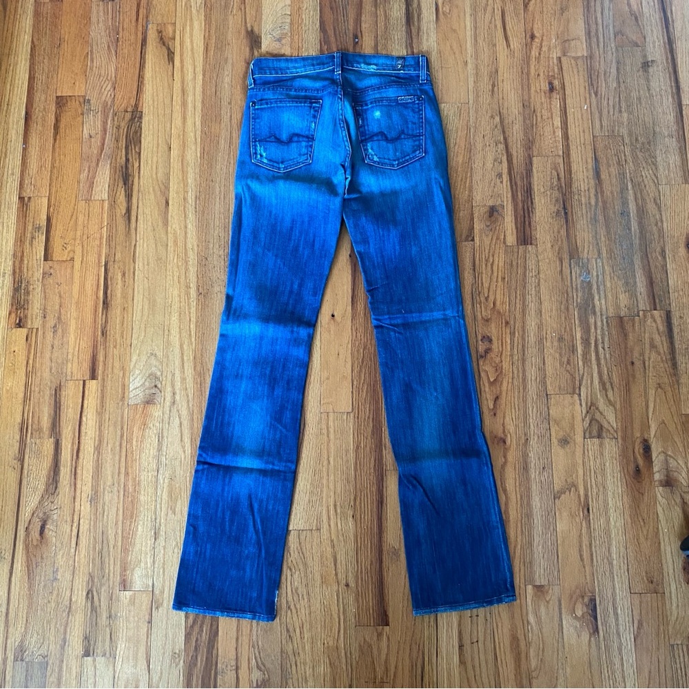 7 For All Mankind Indigo Straight Leg Jeans Women’s Size 25